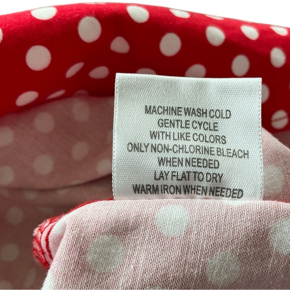 ModCloth Red White Retro Feminine Rockabilly Polka Dot A-Line Boho Skirt Size 1X - Picture 8 of 10
